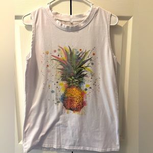 Women’s Medium Pineapple Tank Top